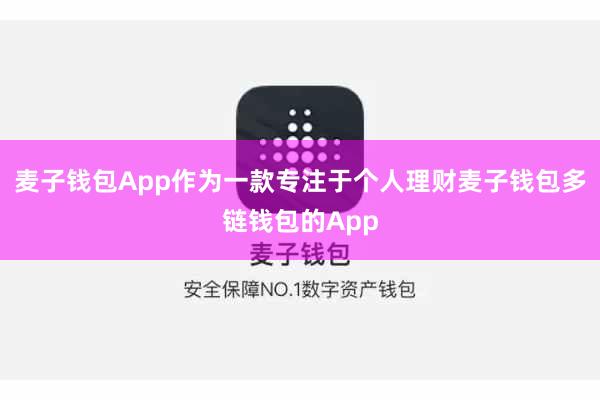 麦子钱包App作为一款专注于个人理财麦子钱包多链钱包的App