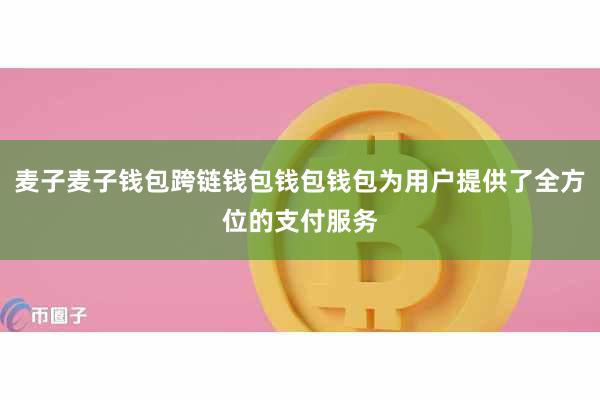 麦子麦子钱包跨链钱包钱包钱包为用户提供了全方位的支付服务